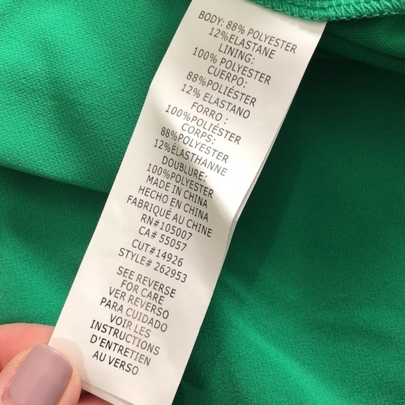 Marina green dress size 12 NWT - Picture 7 of 10